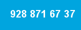 928 871 67 37 928 871 67 37
